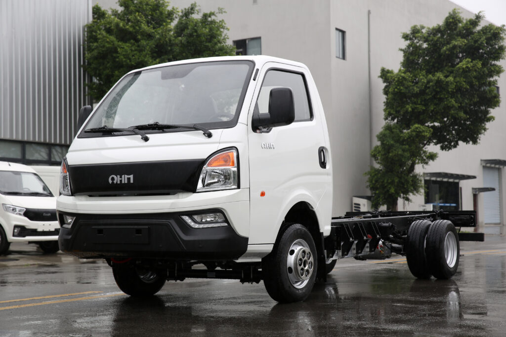 OHM C35 chasis cabina 100% eléctrico. Vehículo comercial eléctrico